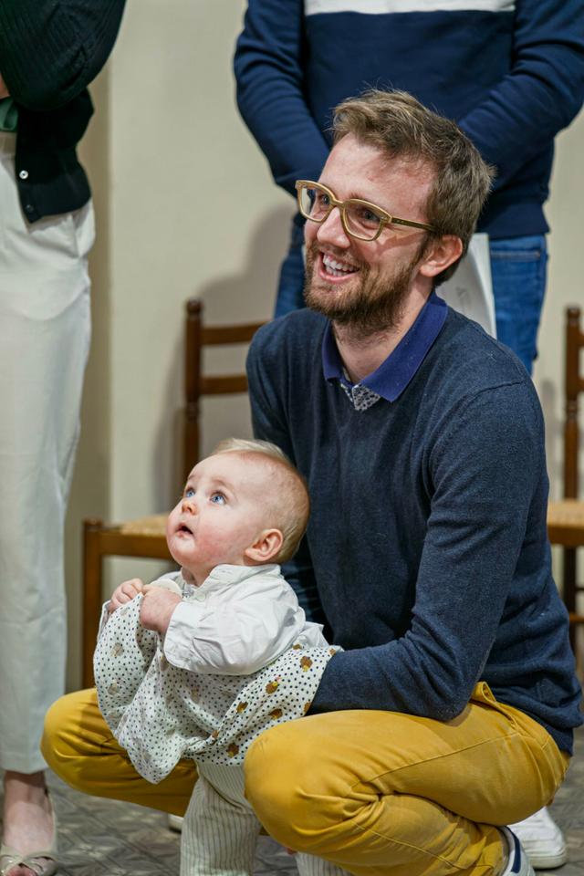 Photographie de baptême réalisée par Jess Marchal à Nancy